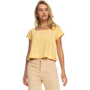 Roxy Ocean Amor Short Sleeve T-shirt Flax M Women Roxy Ocean Amor Short Sleeve T-shirt Flax M Women