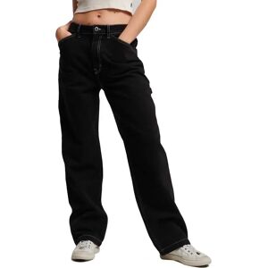 Superdry Contrast Carpenter Jeans Black 30 Women Superdry Contrast Carpenter Jeans Black 30 Women