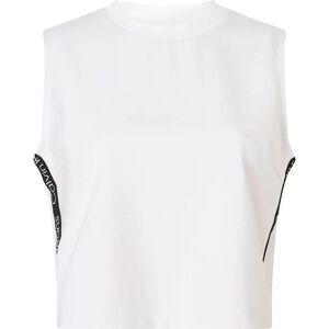 Calvin Klein Jeans Logo Tape Milano Loose Sleeveless T-shirt Bright White L Women Calvin Klein Jeans Logo Tape Milano Loose Sleeveless T-shirt Bright White L Women