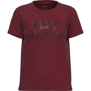 Pepe Jeans Bria Short Sleeve T-shirt Burgundy L Women Pepe Jeans Bria Short Sleeve T-shirt Burgundy L Women