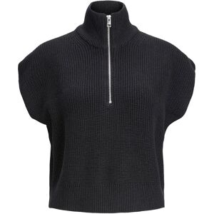 Jack & Jones Florence Twist Jjxx Half Zip Sweater Black XS Women Jack & Jones Florence Twist Jjxx Half Zip Sweater Black XS Women