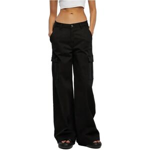 Urban Classics Twill High Waist Cargo Pants Black 33 Women Urban Classics Twill High Waist Cargo Pants Black 33 Women