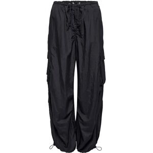 Only Joan Parachute Cargo Pants Black XS Women Only Joan Parachute Cargo Pants Black XS Women