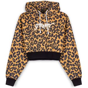 Grimey Westbound Crop Hoodie Leopard L Women Grimey Westbound Crop Hoodie Leopard L Women