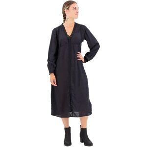 Superdry Lace Trim Long Sleeve Midi Dress Urban Black 2XS Women Superdry Lace Trim Long Sleeve Midi Dress Urban Black 2XS Women