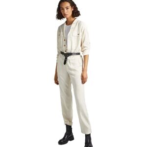 Pepe Jeans Georgia Jumpsuit Ivory White M Women Pepe Jeans Georgia Jumpsuit Ivory White M Women