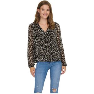 Only Luna Long Sleeve Blouse Black / Aop Cora Graphic S Women Only Luna Long Sleeve Blouse Black / Aop Cora Graphic S Women
