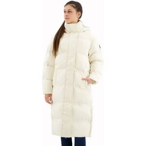 Superdry Longline Puffer Jacket Off White L Women Superdry Longline Puffer Jacket Off White L Women