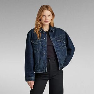 G-star D23643-d317 Denim Jacket Worn In Kingfisher 2XS Women G-star D23643-d317 Denim Jacket Worn In Kingfisher 2XS Women