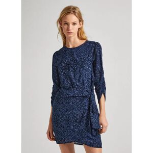 Pepe Jeans Clarin Long Sleeve Short Dress Dulwich Blue XS Women Pepe Jeans Clarin Long Sleeve Short Dress Dulwich Blue XS Women
