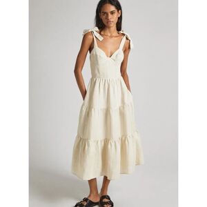 Pepe Jeans Emereal Sleeveless Dress Malt Beige L Women Pepe Jeans Emereal Sleeveless Dress Malt Beige L Women