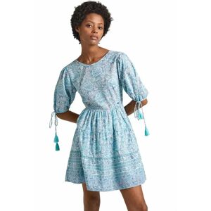 Pepe Jeans Margot Short Sleeve Short Dress Wave Blue S Women Pepe Jeans Margot Short Sleeve Short Dress Wave Blue S Women