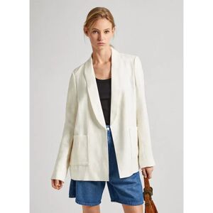 Pepe Jeans Mirka Blazer Canvas White M Women Pepe Jeans Mirka Blazer Canvas White M Women