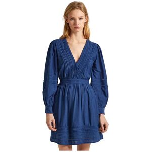Pepe Jeans Susi Long Sleeve Short Dress Dulwich Blue XS Women Pepe Jeans Susi Long Sleeve Short Dress Dulwich Blue XS Women