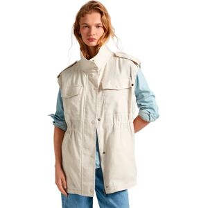 Pepe Jeans Tilda Vest Mousse White XS Women Pepe Jeans Tilda Vest Mousse White XS Women