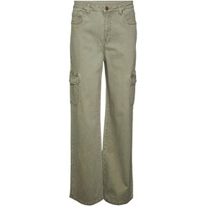 Vero Moda Tessa Wide Cargo High Waist Jeans Ivy Green XS Women Vero Moda Tessa Wide Cargo High Waist Jeans Ivy Green XS Women