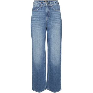 Vero Moda Tessa Wide Straight Fit Ra380 Ga High Waist Jeans Medium Blue Denim 28 Women Vero Moda Tessa Wide Straight Fit Ra380 Ga High Waist Jeans Medium Blue Denim 28 Women