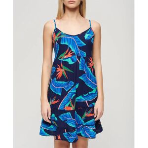Superdry Beach Sleeveless Short Dress Navy Paradise 2XS Women Superdry Beach Sleeveless Short Dress Navy Paradise 2XS Women