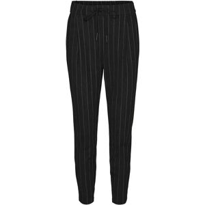 Vero Moda Casual Pants Black / Stripes Snow White Pinstripe M Women Vero Moda Casual Pants Black / Stripes Snow White Pinstripe M Women