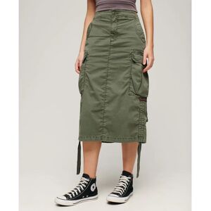 Superdry Cargo Midi Skirt Thyme Green 2XS Women Superdry Cargo Midi Skirt Thyme Green 2XS Women