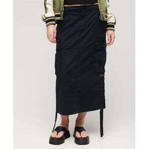 Superdry Cargo Midi Skirt Washed Black XS Women Superdry Cargo Midi Skirt Washed Black XS Women