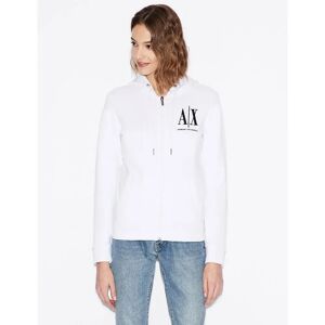 Armani Exchange 8nym22_yj68z Full Zip Sweatshirt White L Women Armani Exchange 8nym22_yj68z Full Zip Sweatshirt White L Women