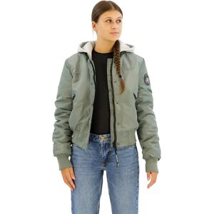 Superdry W5011654a Bomber Jacket Laurel Khaki L Women Superdry W5011654a Bomber Jacket Laurel Khaki L Women