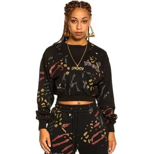 Grimey Jazz Thing All Over Print Long Sleeve T-shirt Black M Women Grimey Jazz Thing All Over Print Long Sleeve T-shirt Black M Women