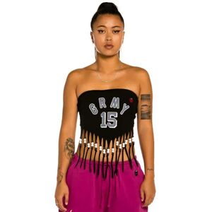 Grimey Trespass Sleeveless Top Black L Women Grimey Trespass Sleeveless Top Black L Women