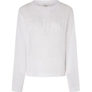Pepe Jeans Gisele Sweater Mousse White L Women Pepe Jeans Gisele Sweater Mousse White L Women