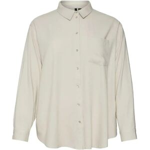 Vero Moda Curve Mymilo Long Sleeve Shirt Silver Lining 48 Women Vero Moda Curve Mymilo Long Sleeve Shirt Silver Lining 48 Women