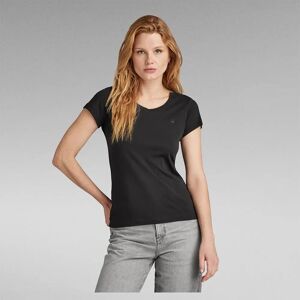 G-star Eyben Slim V T 2.0 Short Sleeve T-shirt Dark Black L Women G-star Eyben Slim V T 2.0 Short Sleeve T-shirt Dark Black L Women