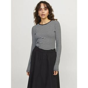 Jack & Jones Stella Jjxx Long Sleeve T-shirt Vanilla Ice / Stripes Black L Women Jack & Jones Stella Jjxx Long Sleeve T-shirt Vanilla Ice / Stripes Black L Women