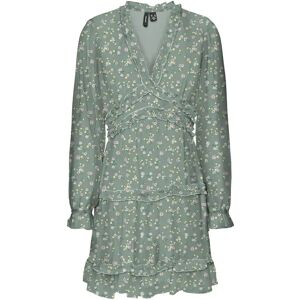 Vero Moda Smilla Long Sleeve Midi Dress Laurel Wreath / Aop Luna M Women Vero Moda Smilla Long Sleeve Midi Dress Laurel Wreath / Aop Luna M Women