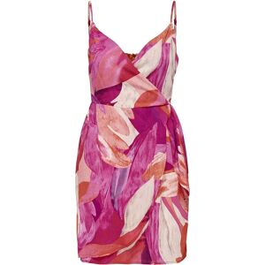 Only Alma Life Poly Isa Short Dress Coral Rose / Aop 557 Santorini Palm M Women Only Alma Life Poly Isa Short Dress Coral Rose / Aop 557 Santorini Palm M Women