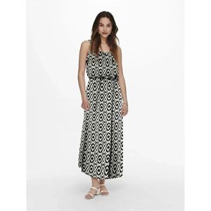 Only Nova Life Vis Strap Sleeveless Long Dress Black / Aop 491 Black Daze 34 Women Only Nova Life Vis Strap Sleeveless Long Dress Black / Aop 491 Black Daze 34 Women