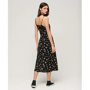 Superdry Print Button Cami Sleeveless Midi Dress Candice Floral Print XS Women Superdry Print Button Cami Sleeveless Midi Dress Candice Floral Print XS Women