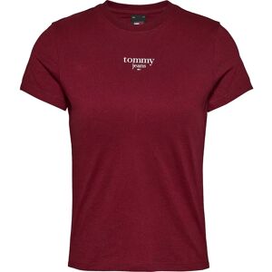 Tommy Jeans Slim Essential Logo 1ext Short Sleeve T-shirt Red Carpet XS Women Tommy Jeans Slim Essential Logo 1ext Short Sleeve T-shirt Red Carpet XS Women
