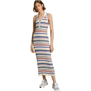 Pepe Jeans Iris Sleeveless Long Dress Sea Blue XS Women Pepe Jeans Iris Sleeveless Long Dress Sea Blue XS Women