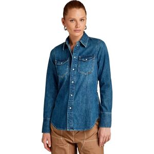 G-star Western Slim Fit Long Sleeve Shirt Faded Noosa Blue XS Women G-star Western Slim Fit Long Sleeve Shirt Faded Noosa Blue XS Women