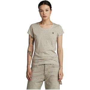 G-star Eyben V T 20 Short Sleeve T-shirt Milk Htr / Shamrock Stripe XS Women G-star Eyben V T 20 Short Sleeve T-shirt Milk Htr / Shamrock Stripe XS Women