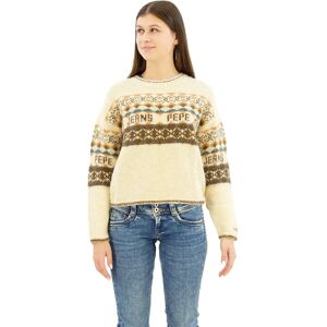 Pepe Jeans Hitty Sweater Ecru White S Women Pepe Jeans Hitty Sweater Ecru White S Women