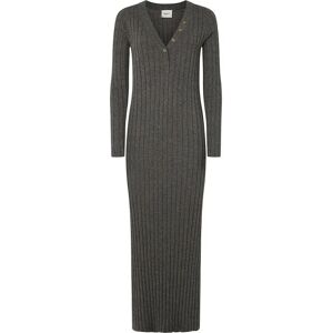 Pepe Jeans Izabel Long Sleeve Long Dress Dark Grey Marl XS Women Pepe Jeans Izabel Long Sleeve Long Dress Dark Grey Marl XS Women