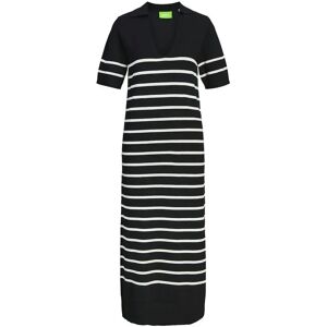 Jack & Jones Layla Comfy Jjxx Short Sleeve Midi Dress Black / Vanilla Ice XL Women Jack & Jones Layla Comfy Jjxx Short Sleeve Midi Dress Black / Vanilla Ice XL Women