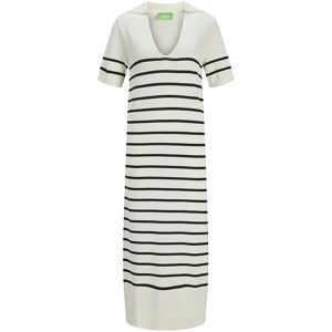 Jack & Jones Layla Comfy Jjxx Short Sleeve Midi Dress Vanilla Ice / Black M Women Jack & Jones Layla Comfy Jjxx Short Sleeve Midi Dress Vanilla Ice / Black M Women