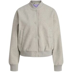 Jack & Jones Sara Bomber Jacket Feather Gray Melange XL Women Jack & Jones Sara Bomber Jacket Feather Gray Melange XL Women