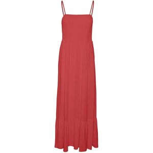 Vero Moda Easy Joy Smock Sleeveless Long Dress Cayenne S Women Vero Moda Easy Joy Smock Sleeveless Long Dress Cayenne S Women