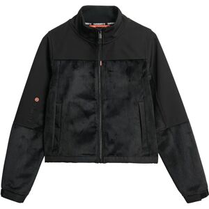 Superdry Drop Needle Velour Trekker Jacket Black XS Women Superdry Drop Needle Velour Trekker Jacket Black XS Women