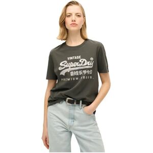 Superdry Embellished Vl Graphic Short Sleeve T-shirt Washed Black XS Women Superdry Embellished Vl Graphic Short Sleeve T-shirt Washed Black XS Women
