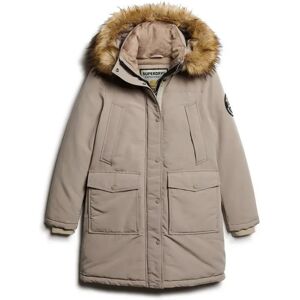 Superdry Everest Faux Fur Jacket Deep Beige XS Women Superdry Everest Faux Fur Jacket Deep Beige XS Women